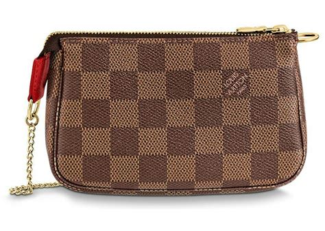 lv mini pochette damier ebene|Mini Pochette Accessoires Damier Ebene .